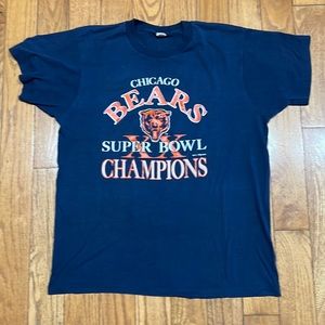 Screen Stars p× Vintage
1985 Chicago Bears Superbowl Championship T-Shirt